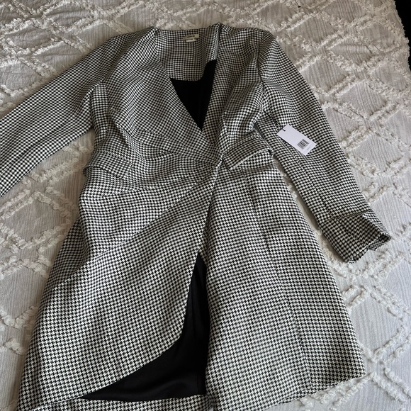 Jason Wu Dresses & Skirts - NWT JASON WU HOUNDSTOOTH LONG SLEEVE DRESS.SZ-M
